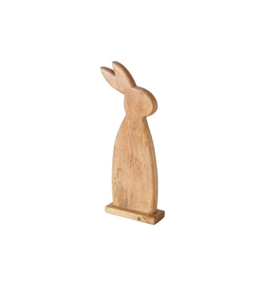 BOLTZE - Aufsteller Hase Nesli 45.9 cm, Mangoholz