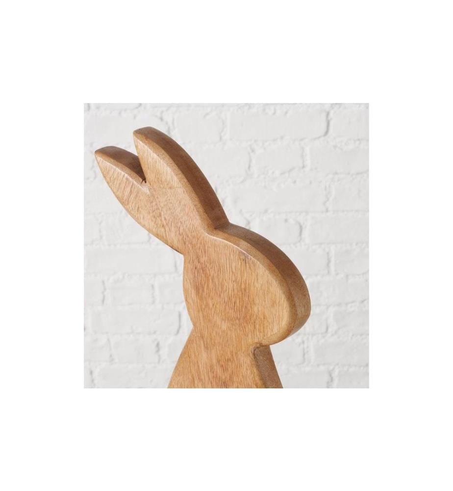 BOLTZE - Aufsteller Hase Nesli 45.9 cm, Mangoholz