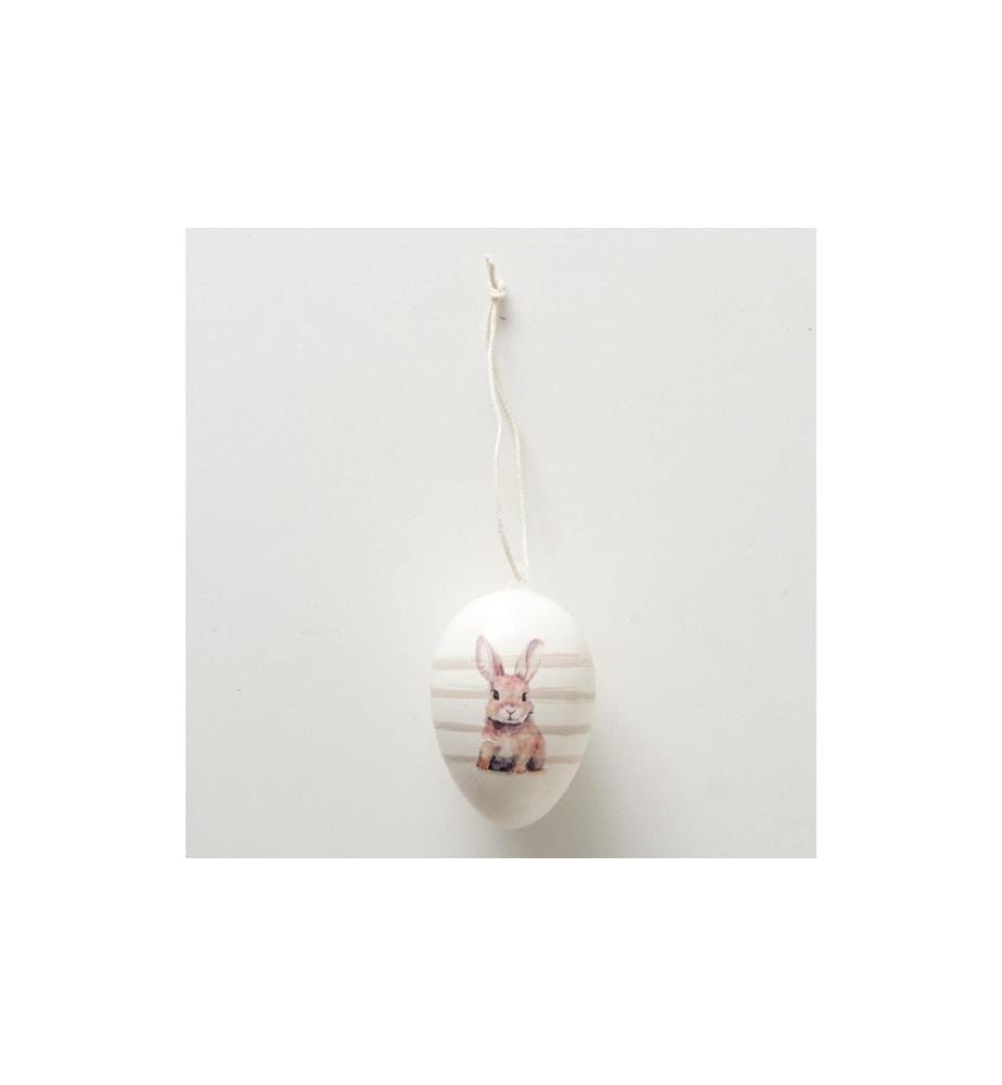 BOLTZE - Attache Oeufs de Pâques Hansi 12 pièces, blanc