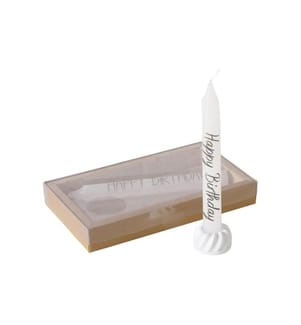 BOLTZE - Kits de bougies Happy Birthday, 4 pièces