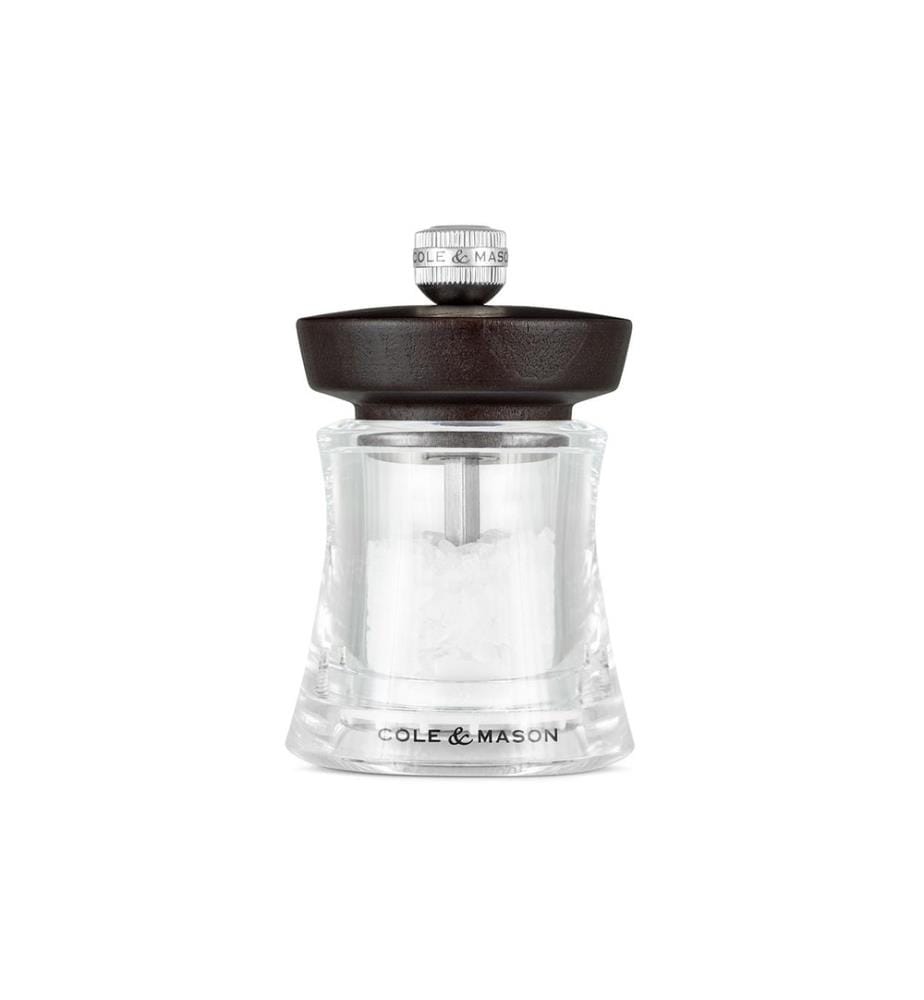 Cole&Mason Salzmühle Holborn 9.5 cm, Dunkelbraun/Transparent