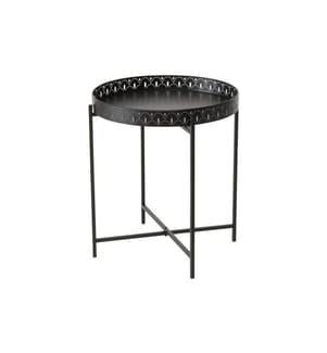BOLTZE - Table d'appoint Elios 40 x 45 cm, noir