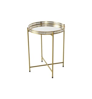 BOLTZE - Beistelltisch Lionel 47 x 37 cm, Antikgold
