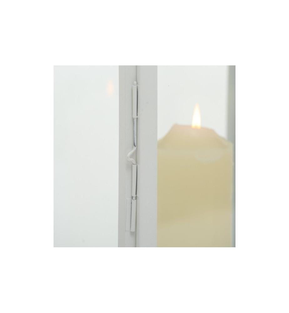 BOLTZE - Laterne Arana 3-teilig, Transparent/Weiss