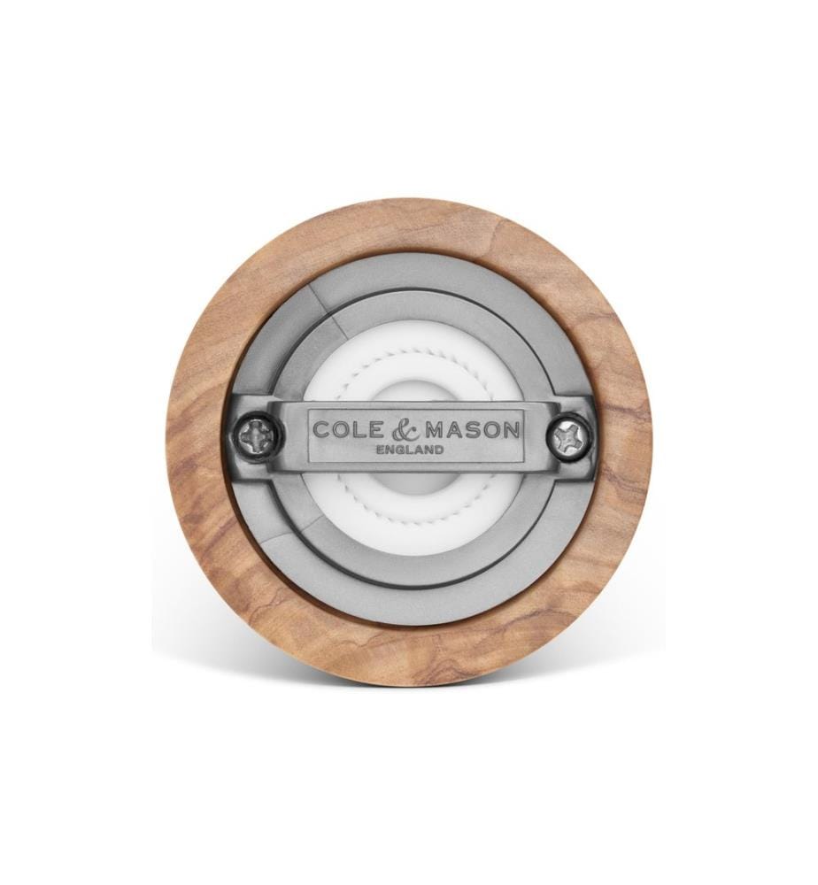 Cole&Mason Salzmühle Bromley 15 cm, Silber/Braun