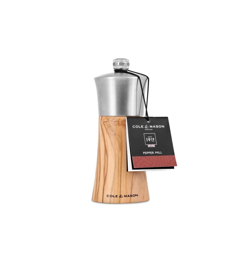 Cole&Mason Pfeffermühle Bromley 15 cm, Silber/Braun