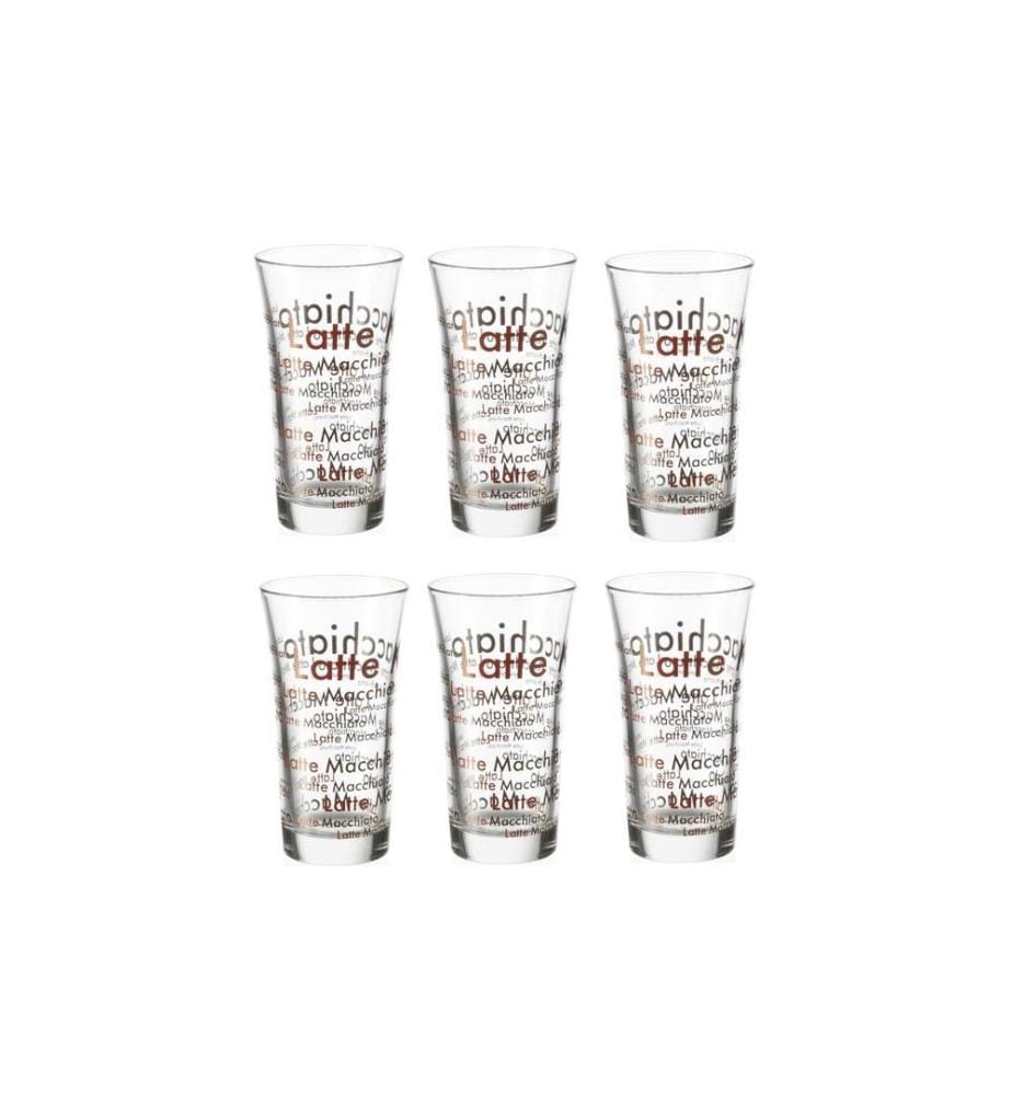 MONTANA - Tasse à latte macchiato Enjoy 285 ml, 6 Pièce/s, Transparent