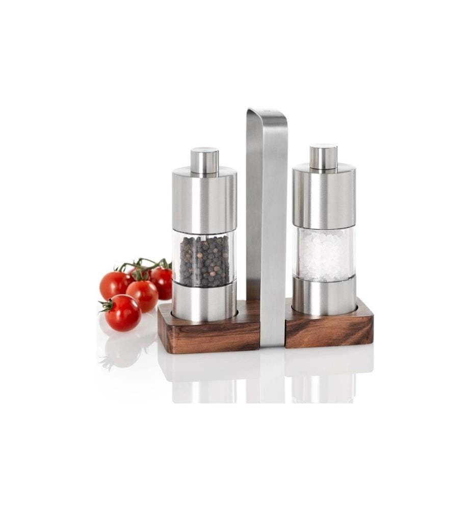 ADHOC - Salz- und Pfeffermühle MENAGE Classic 2 Stück, 13 cm, Silber