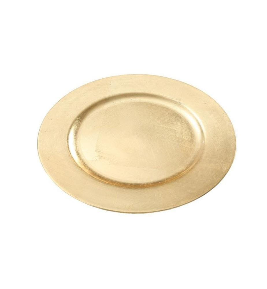 BOLTZE - Assiettes de Noël Base 33 cm, doré