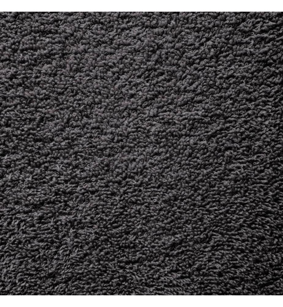 Premium Waschhandtücher SOLUND 50 Stück Anthrazit 30x30cm 600gsm