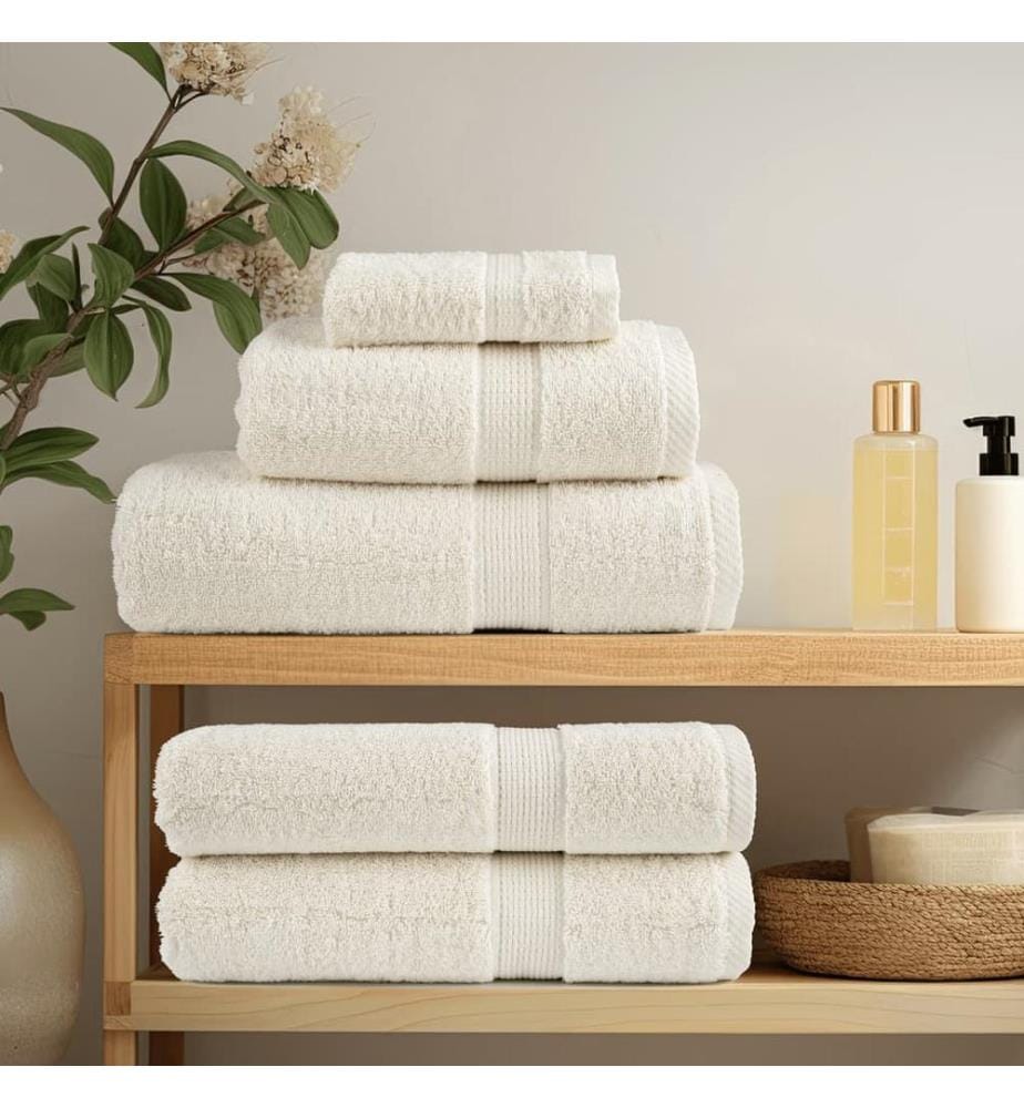 Serviettes de qualité supérieure SOLUND 4 pcs crème 600 g/m²