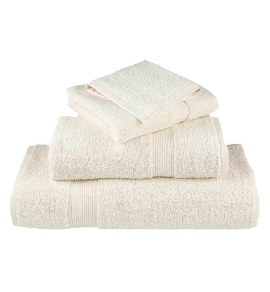Serviettes de qualité supérieure SOLUND 4 pcs crème 600 g/m²