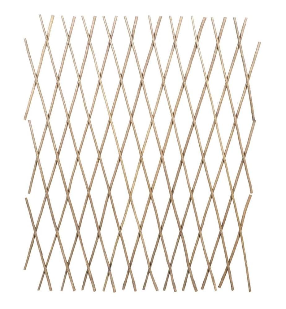 Clôture en treillis de saule 5 pcs 180x90 cm