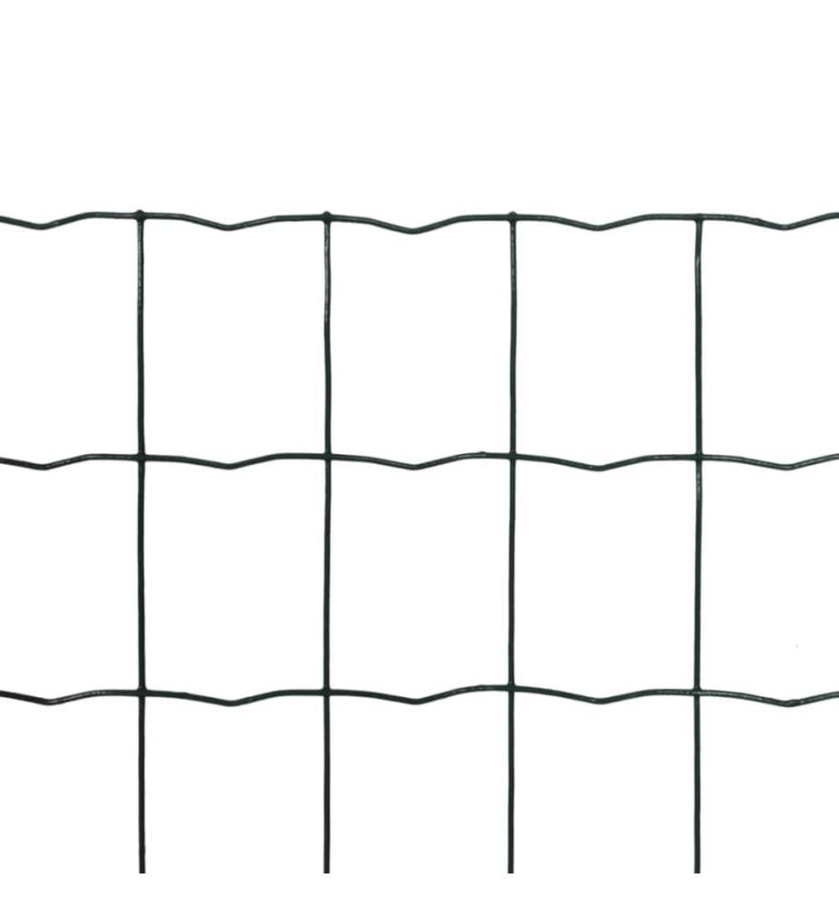 Clôture euro Acier 25 x 1,0 m Vert