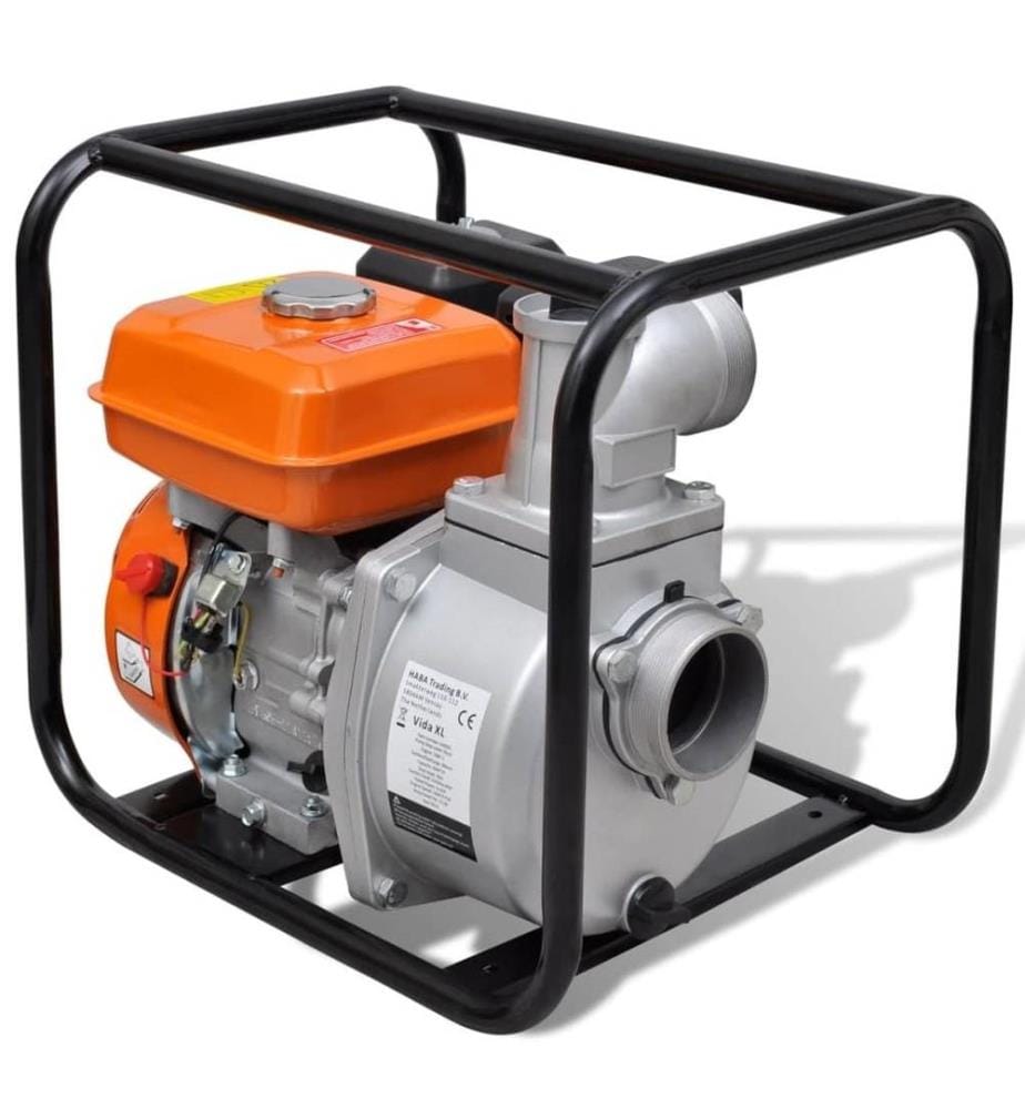 Benzin-Wasserpumpe 80 mm Schlauchanschluss 4800 W