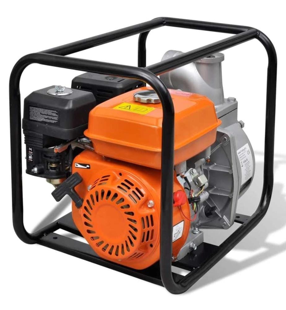 Benzin-Wasserpumpe 80 mm Schlauchanschluss 4800 W