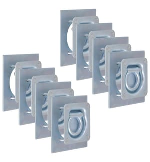 Anneau d'arrimage pour remorque 8 pcs Acier galvanisé 2000 kg
