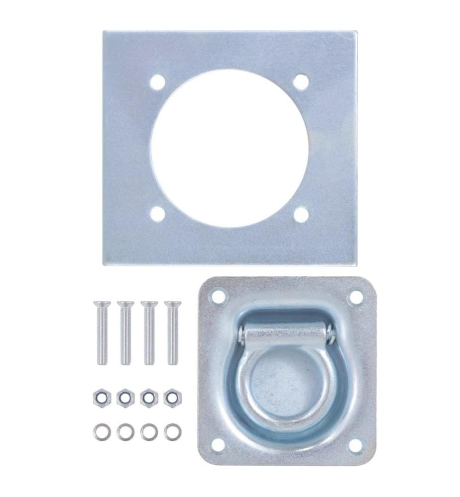 Anneau d'arrimage pour remorque 8 pcs Acier galvanisé 2000 kg