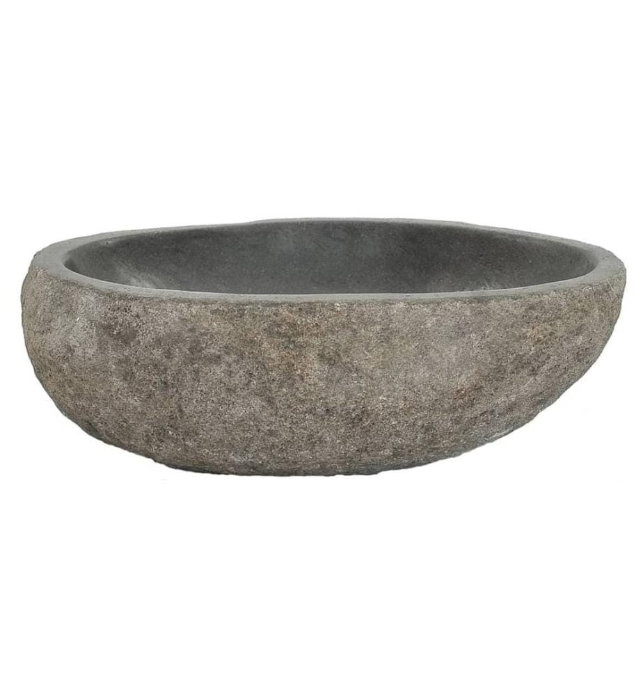 Waschbecken Flussstein Oval 29-38 cm