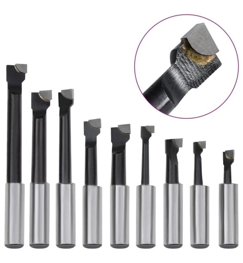 Jeu d'outils d'alésage 15 pcs 50 mm Tête d'alésage MT2-F1-12