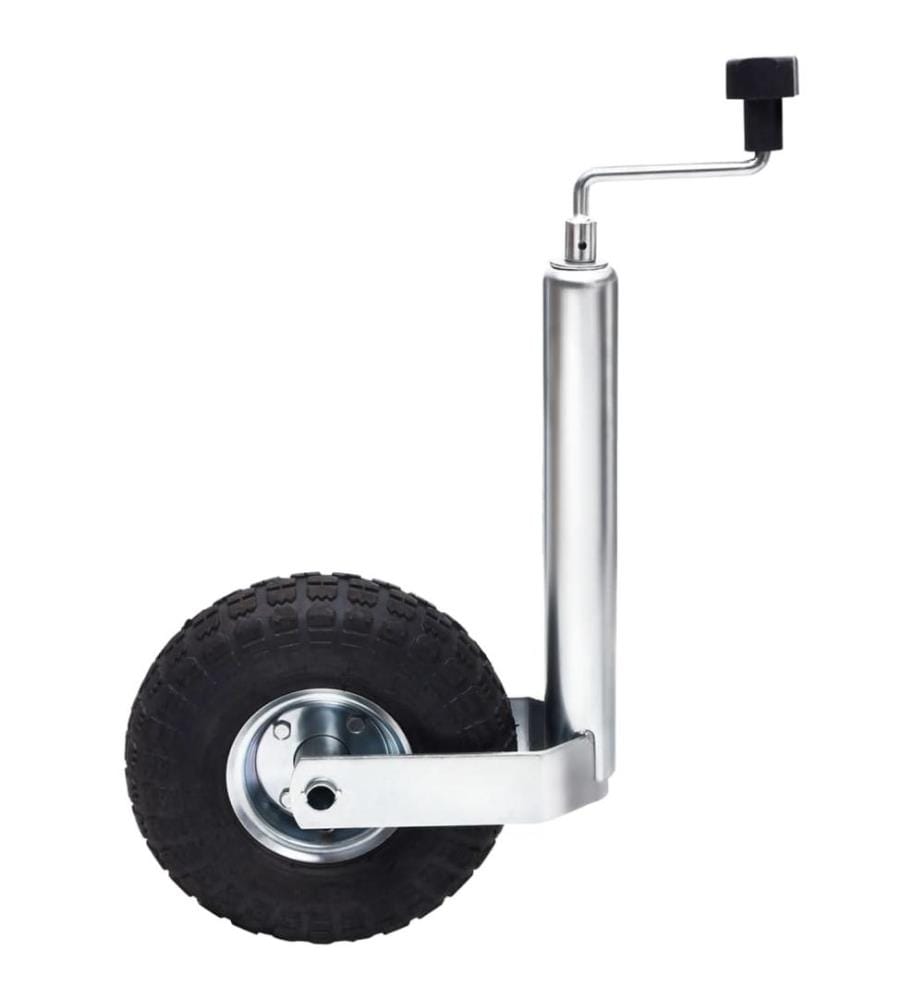 Roue de jauge pour remorque avec pince fendue 48 mm