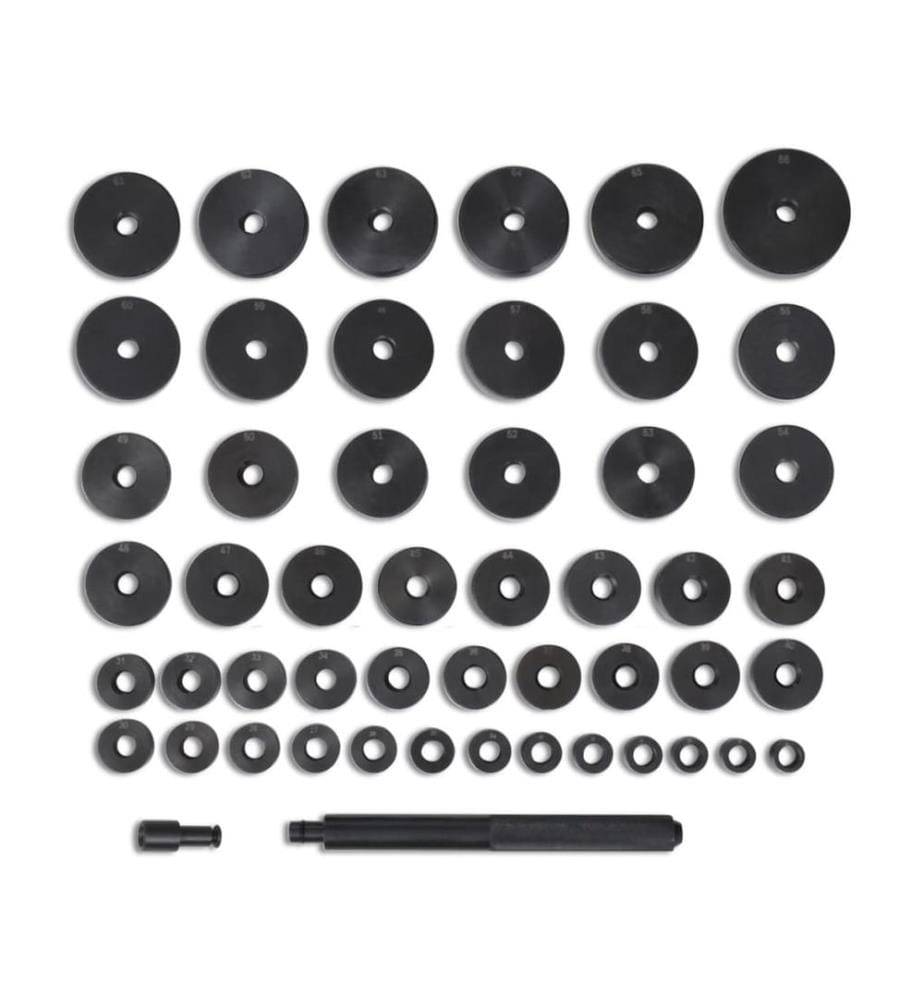 Ensemble de palier de coussinet Disques 18 – 65 mm 51 pcs