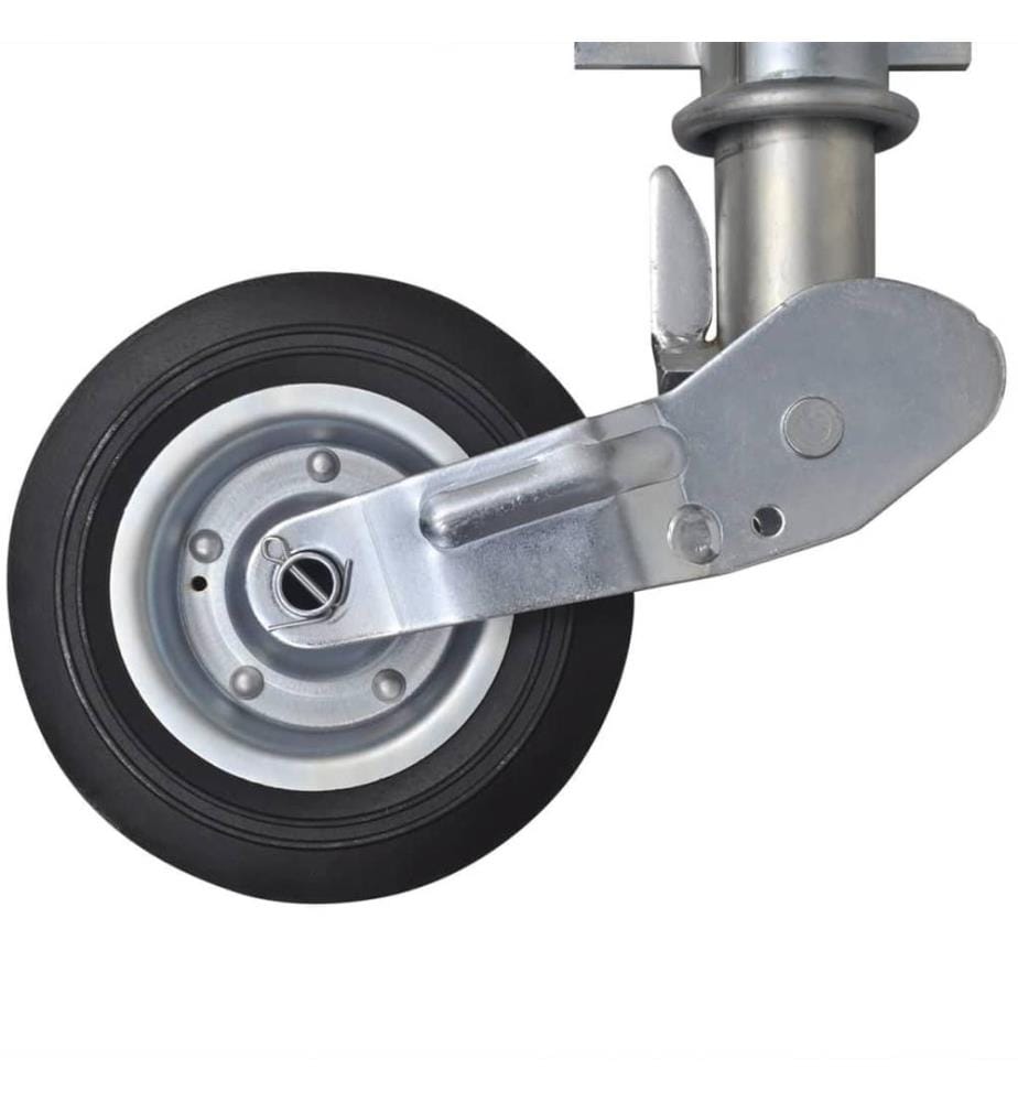 Roue de cric de remorque robuste 60 mm