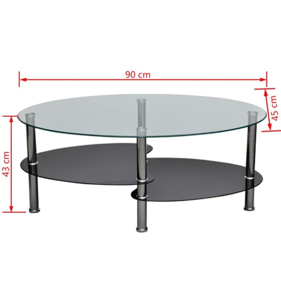 Couchtisch im exklusivem Design Schwarz