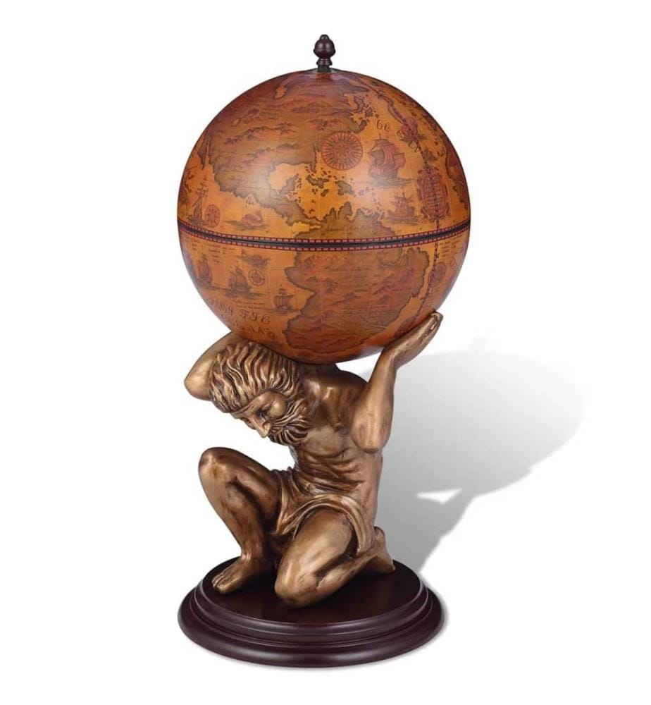 Globus-Bar Atlas 42×42×85 cm