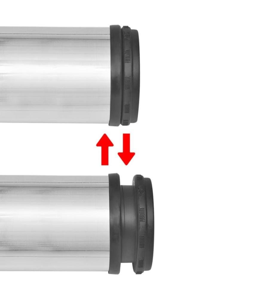 4x höhenverstellbares Tischbein gebürstetes Nickel 710 mm