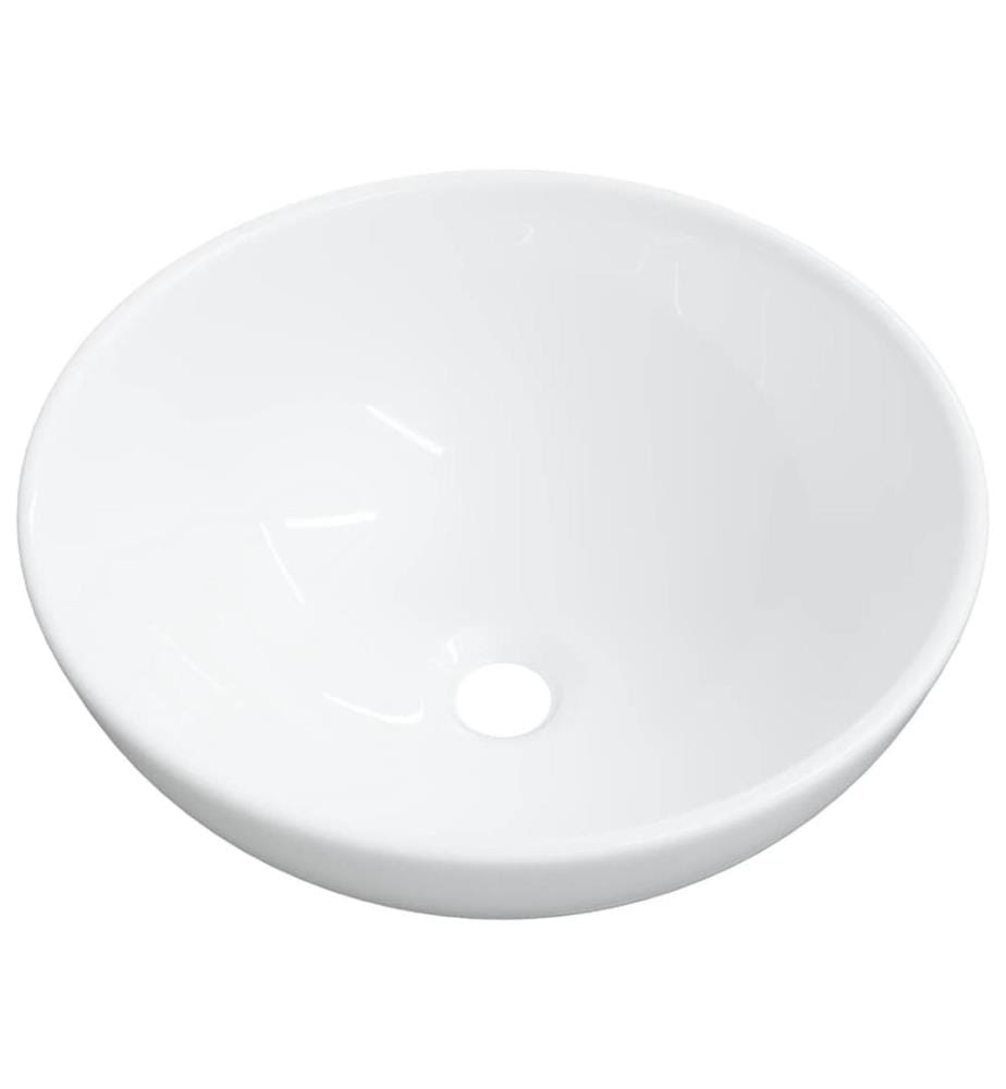 Waschbecken Weiss 28x28x10 cm Keramik