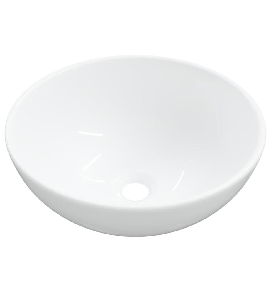 Waschbecken Weiss 28x28x10 cm Keramik
