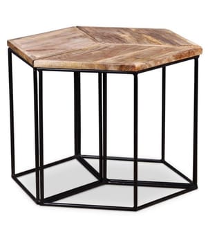 Couchtisch Massivholz Mango 56x48x40 cm