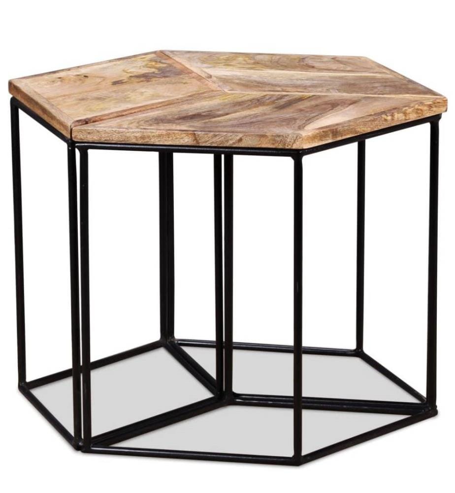 Couchtisch Massivholz Mango 56x48x40 cm