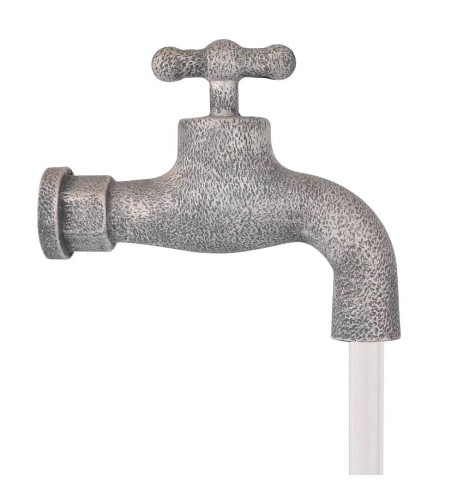 Wasserspiel mit Hahn und Eimern Polyresin