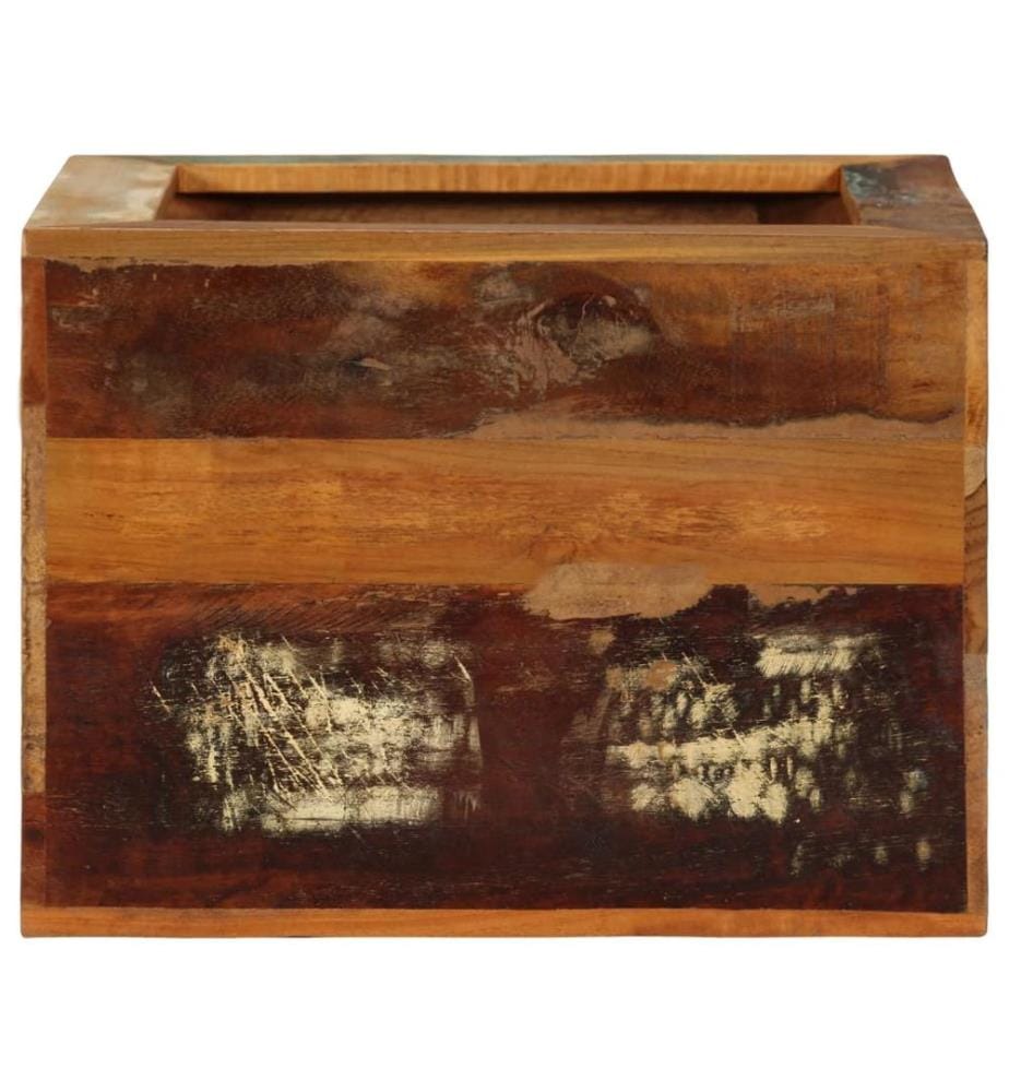 Hocker 40x30x40 cm Altholz Massiv