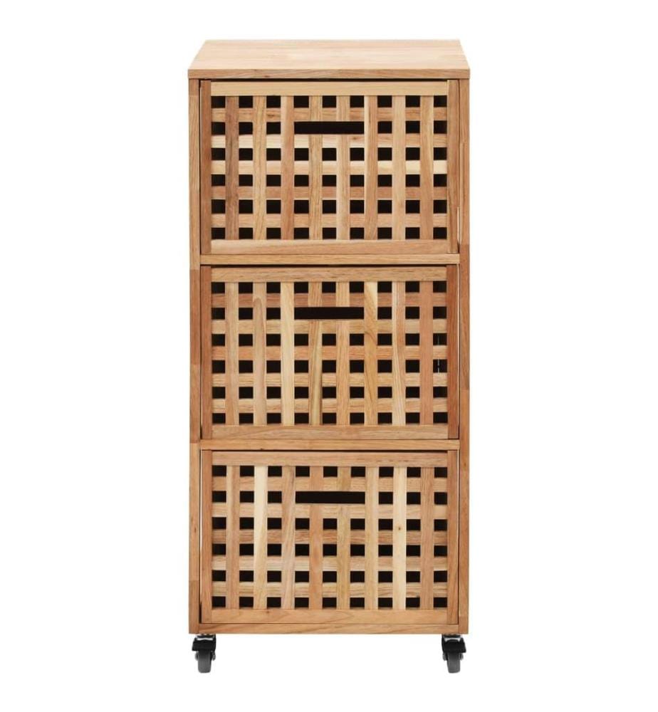 Armoire de salle de bains 41x41x91 cm Bois de noyer massif