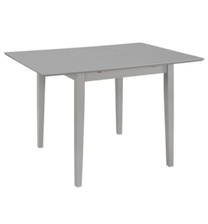 Ausziehbarer Esstisch Grau (80-120)x80x74 cm MDF