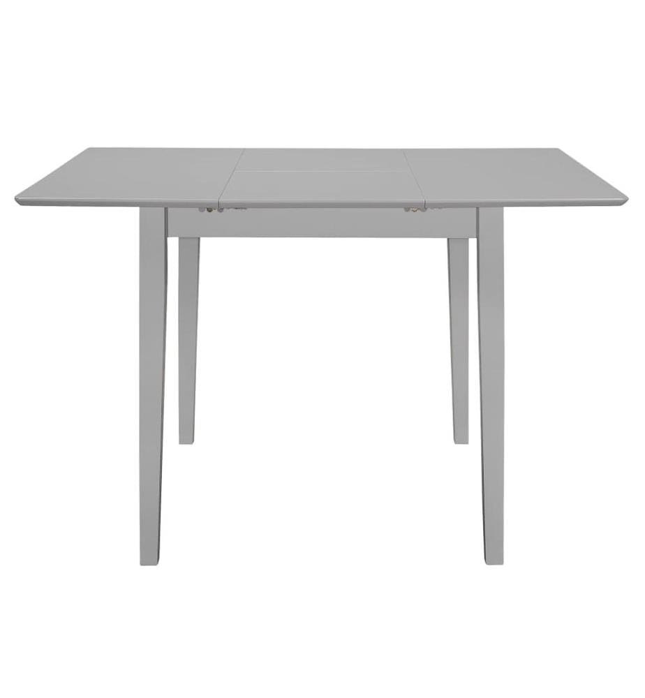 Ausziehbarer Esstisch Grau (80-120)x80x74 cm MDF