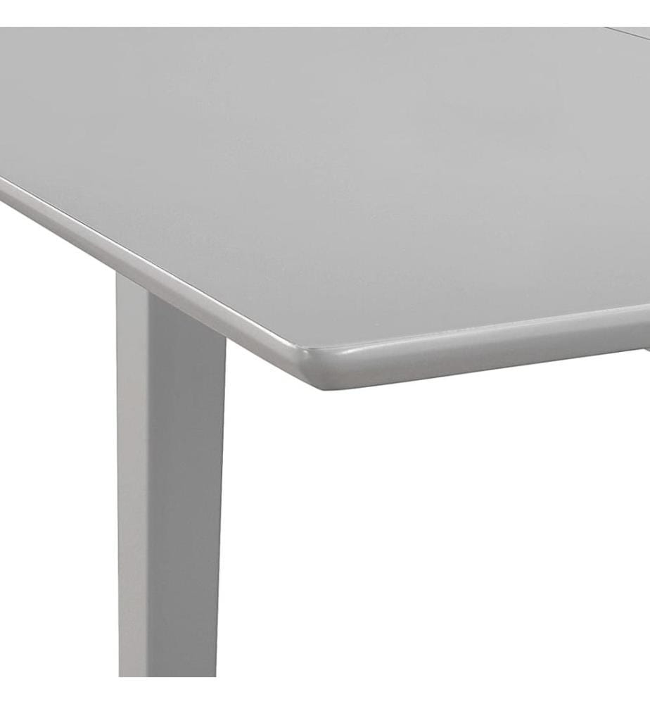Ausziehbarer Esstisch Grau (80-120)x80x74 cm MDF