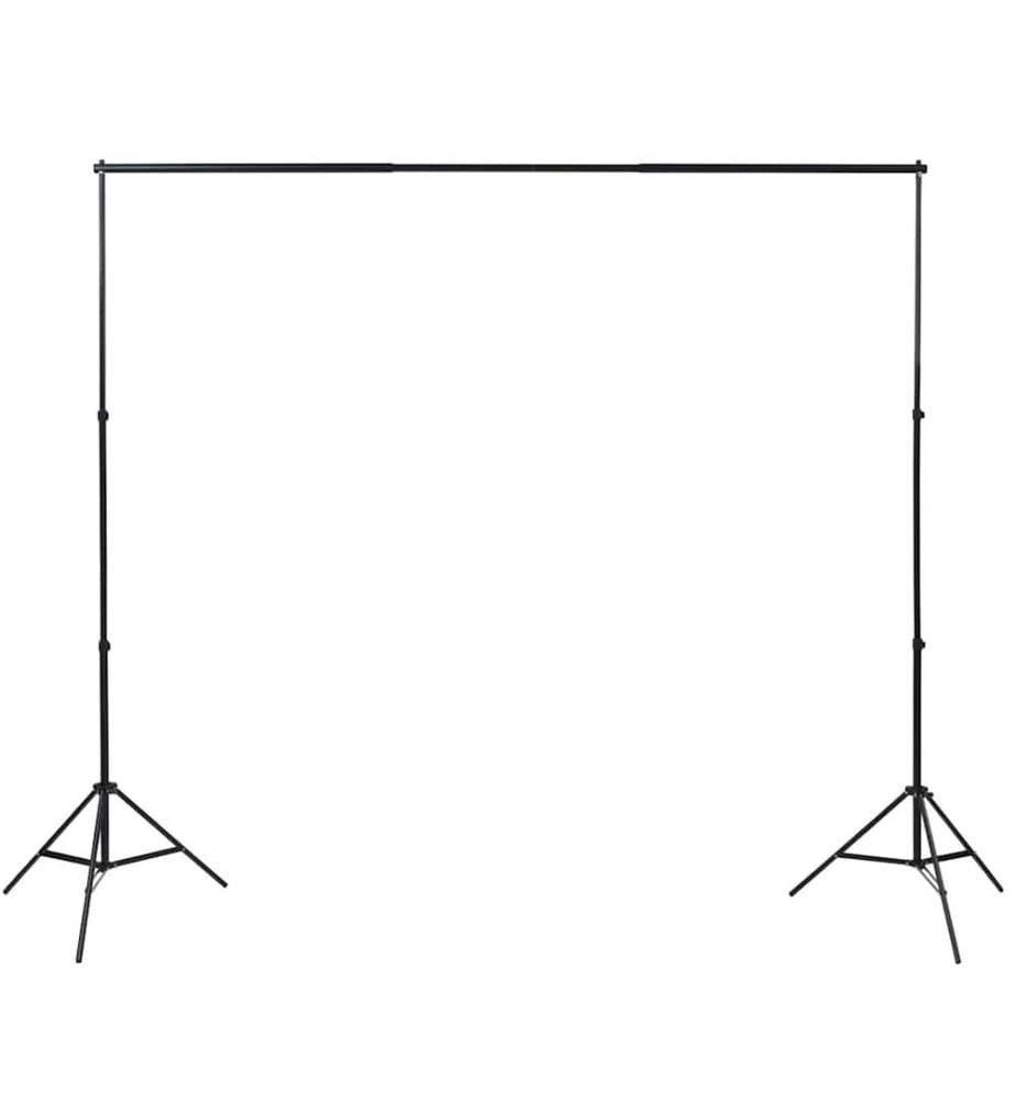 Kit de studio photo avec toiles de fond, lampes et parapluies