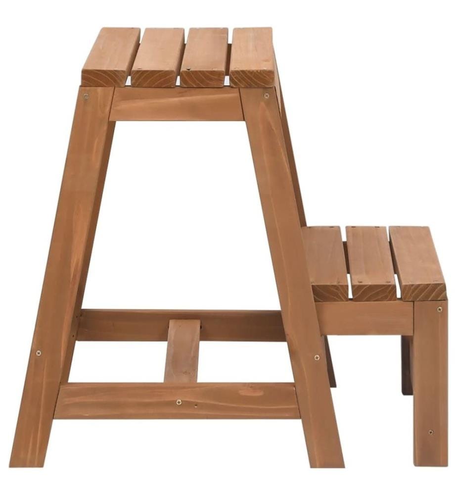 Klappbarer Tritthocker Massivholz Tanne