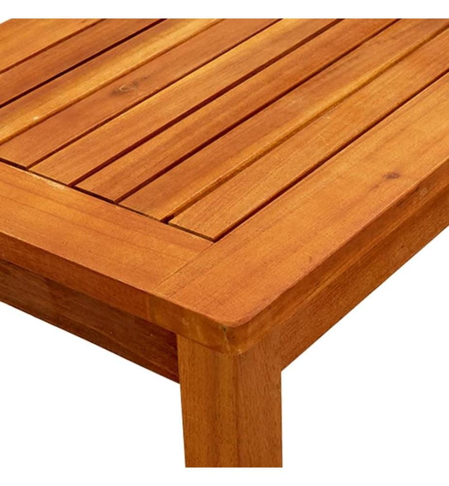 Garten-Couchtisch 50x35x36 cm Massivholz Akazie