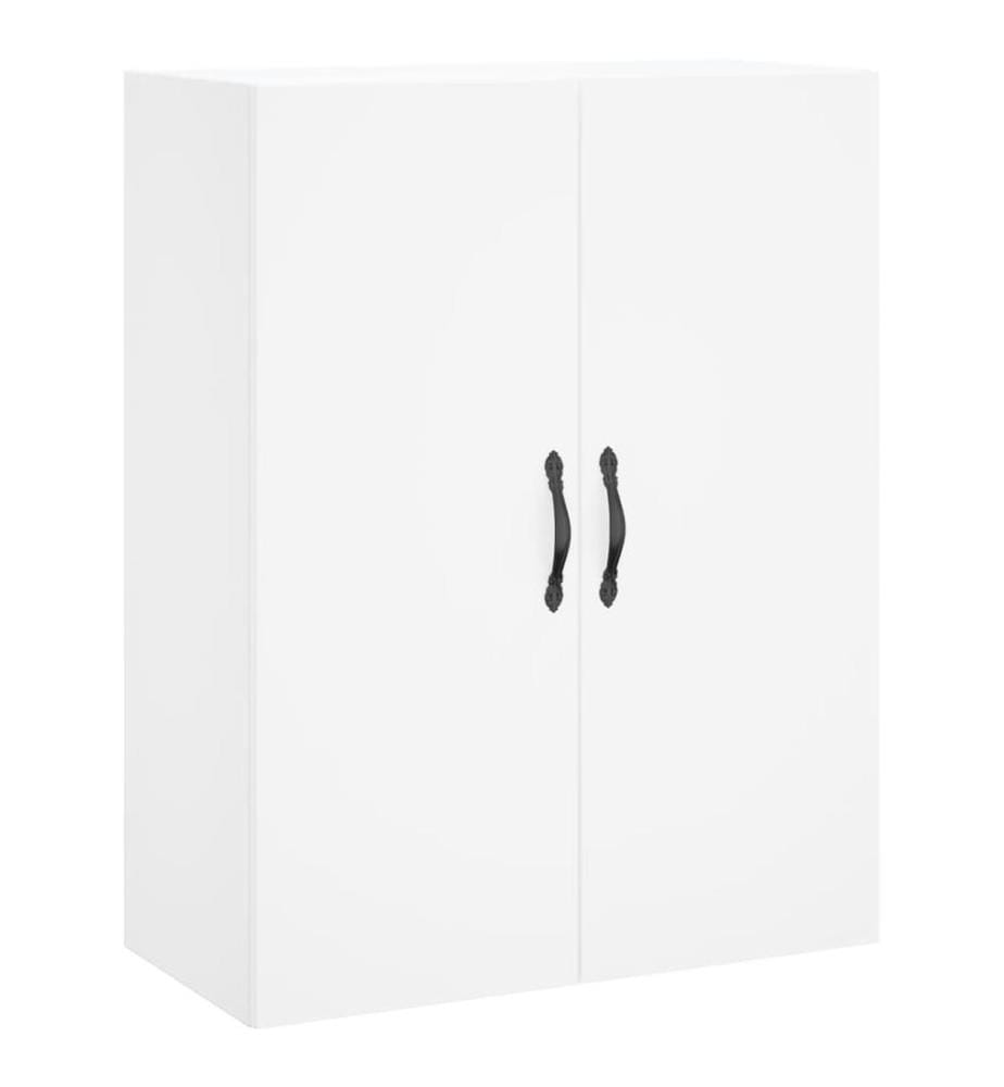 Highboard Weiss 69,5x34x180 cm Holzwerkstoff