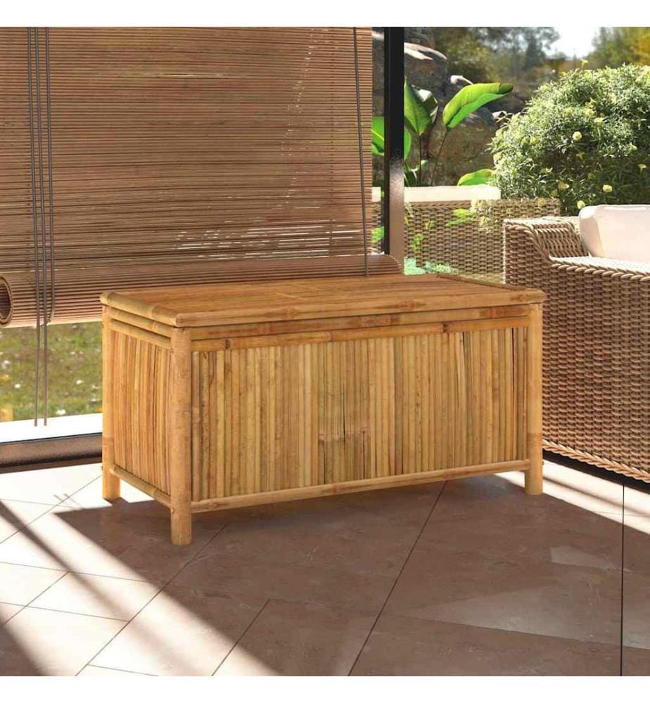 Gartentruhe 110x52x55 cm Bambus