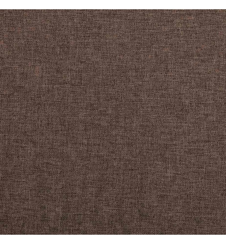 Rideaux occultants Aspect lin avec oeillets 2pcs Taupe 140x225cm