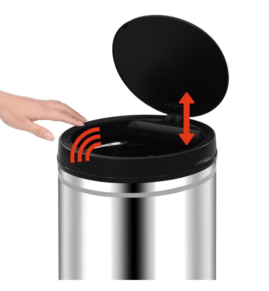 Automatischer Sensor-Mülleimer 60 L Edelstahl