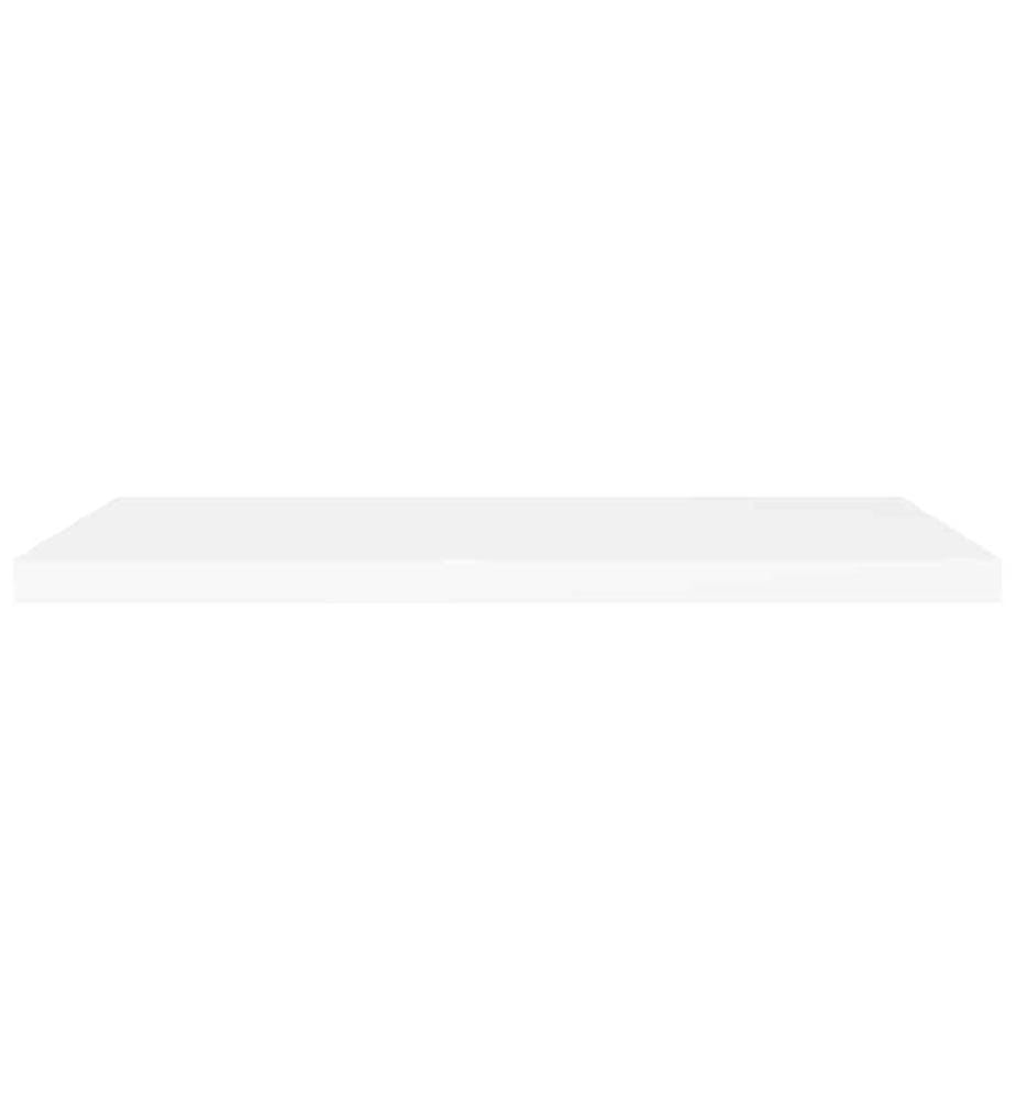 Schweberegale 4 Stk. Weiss 90x23,5x3,8 cm MDF