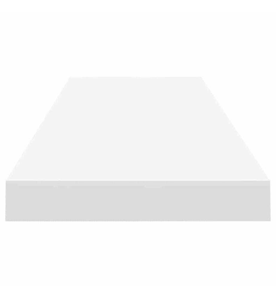 Schweberegale 4 Stk. Weiss 90x23,5x3,8 cm MDF