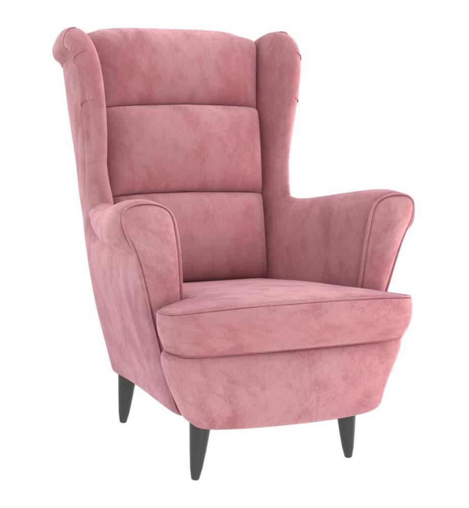 Sessel Rosa Samt